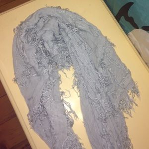 Light blue chunky scarf