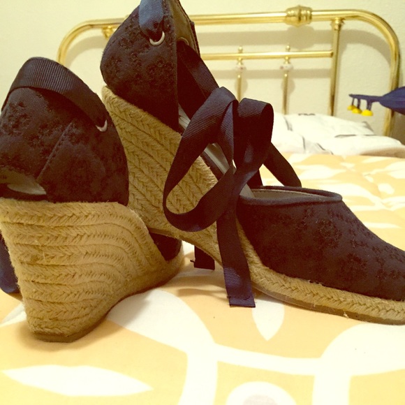 Navy espadrilles