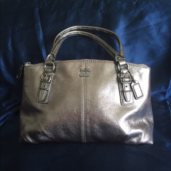 Coach Handbags - Coach Metallic Satchel {small}