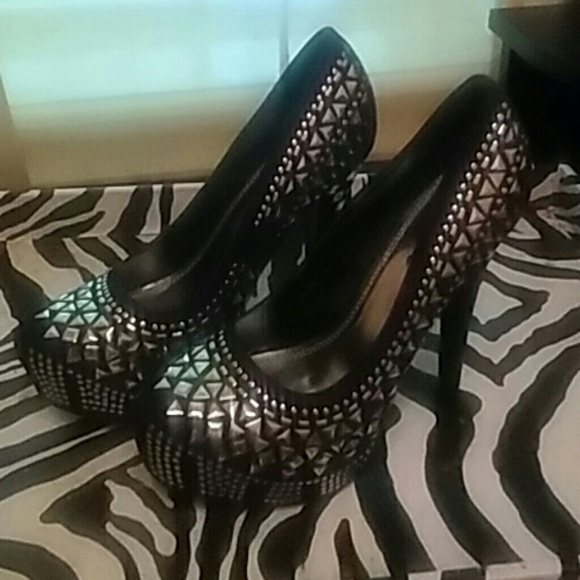 Studded heels