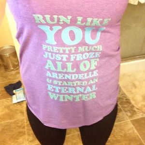 'Frozen' running tank top