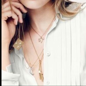J crew mini tassel necklace