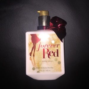 Forever Red bath and body works lotion