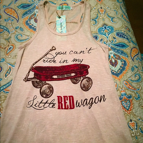 You can't ride in my little red wagon tank