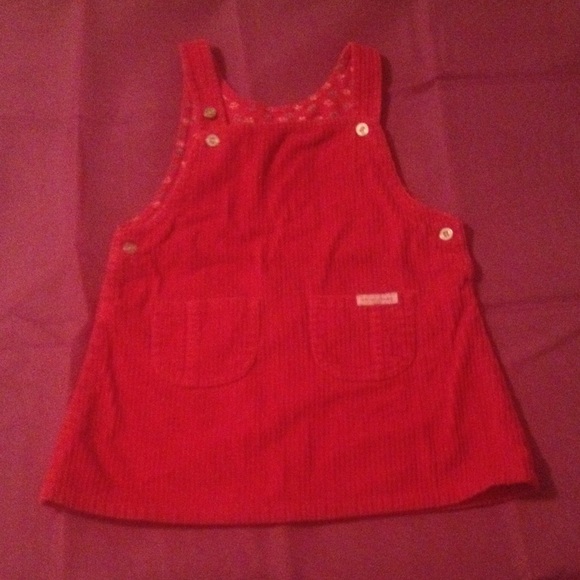 Burgundy corduroy jumper. - Picture 1 of 4