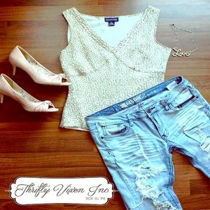 Ann Taylor Leopard Print Tank