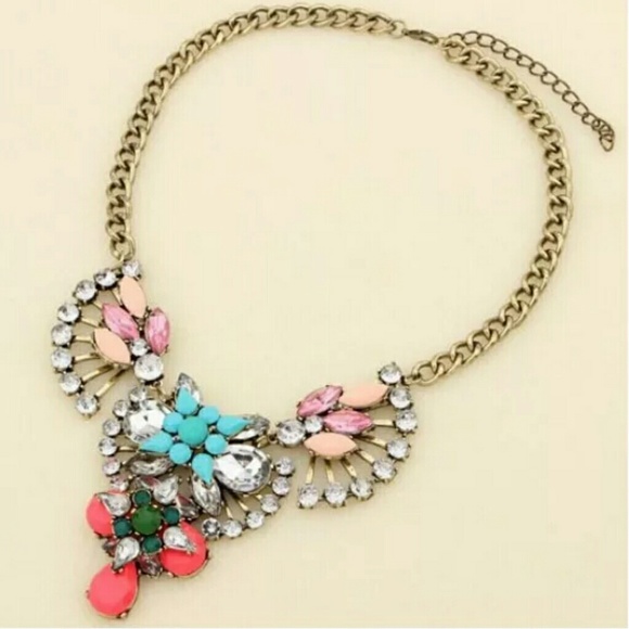 Chocker Chunky Statement Necklace - Picture 1 of 3