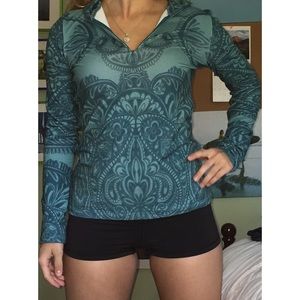 Teal Half-Zip
