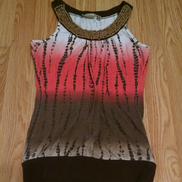 Beaded ombre top - Picture 1 of 1