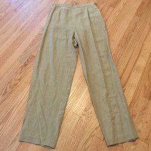 Linen and Silk Pants
