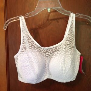 White lace cami bra