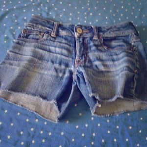 Denim shorts