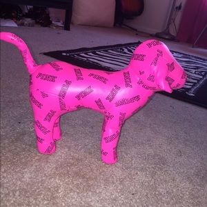 Large PINK pink dog