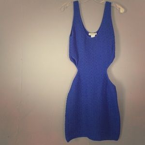 Arden B Royal blue form fitting dress