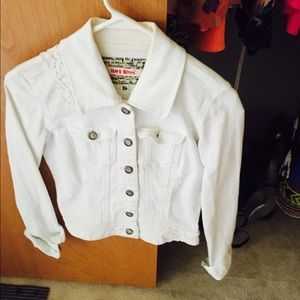 White Jean jacket