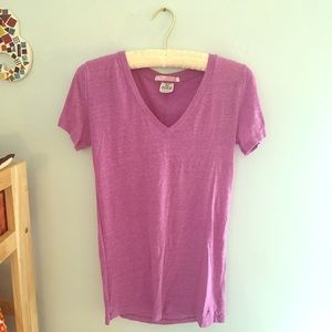 PINK v-neck tee