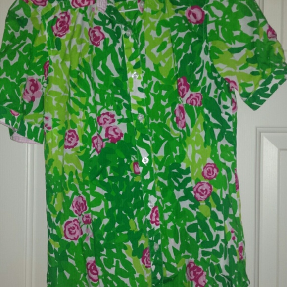 Lilly Pulitzer button down shirt