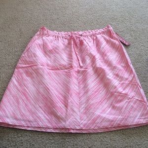 Merona Pink/White Skirt Size XL