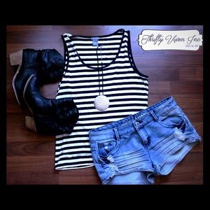 Ann Taylor Striped Tank