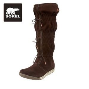SOREL winter boots Nl 1585 purple suede size 10