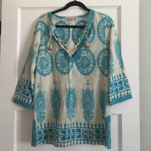 Calypso St. Barth Sz.S tunic/swim cover up.