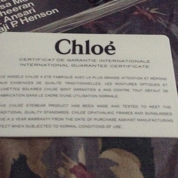 Chloe'  Rimless sunglasses (authentic) - Picture 2 of 4