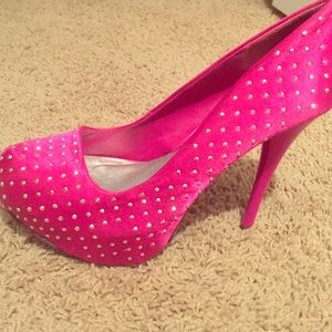 hot pink heels