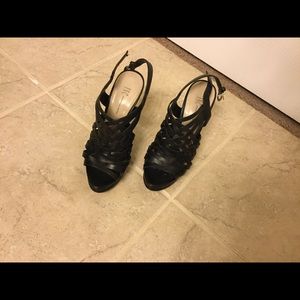 🚫DONATED🚫 
INC black leather sandals