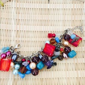 Chunky bracelet, Murano beads