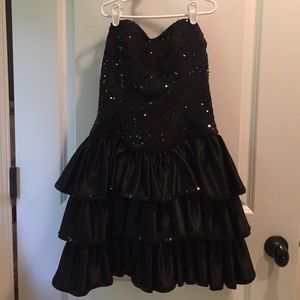 Black sparkly Betsey Johnson Dress