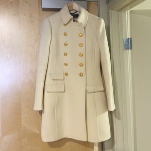 JCREW winter white jacket