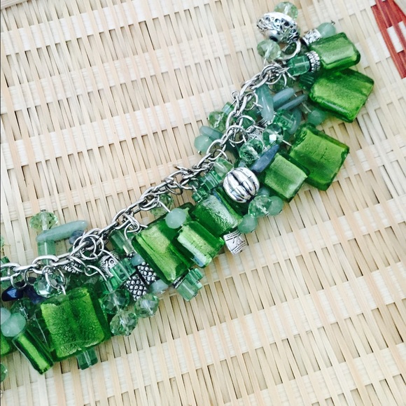 Super chunky bracelet, Murano beads