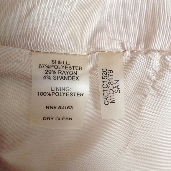 Beige Calvin Klein Blazer - Size 6 - Picture 4 of 4