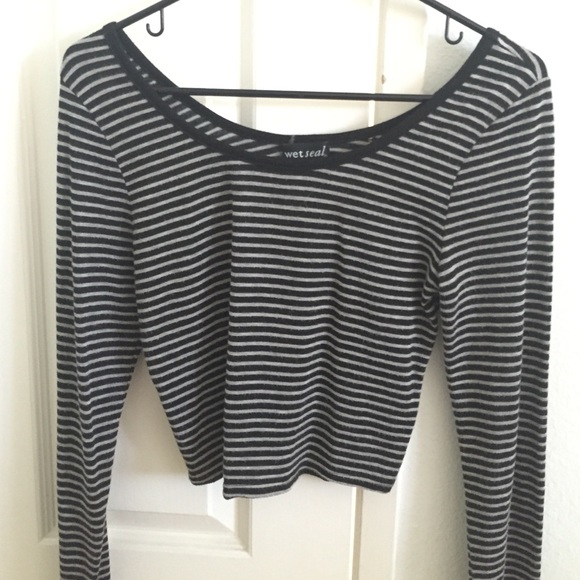 Striped Crop Top