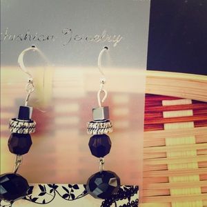 Earrings, Murano beads