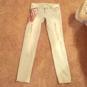 size 7 juniors cute skinny jeans