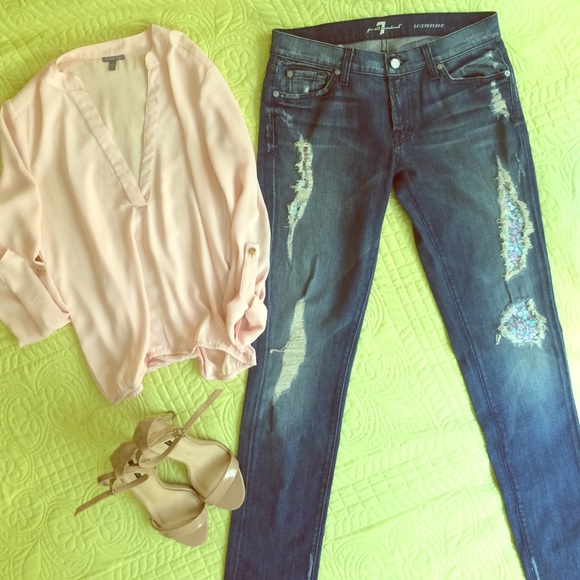 💙Seven for all mankind Roxanne skinny jeans