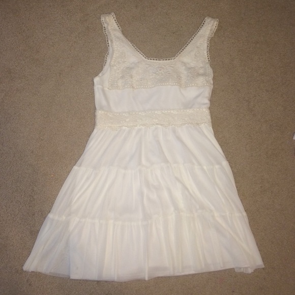 ivory lace dress