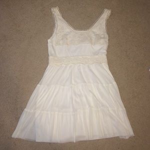 ivory lace dress
