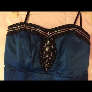 Blue formal dress