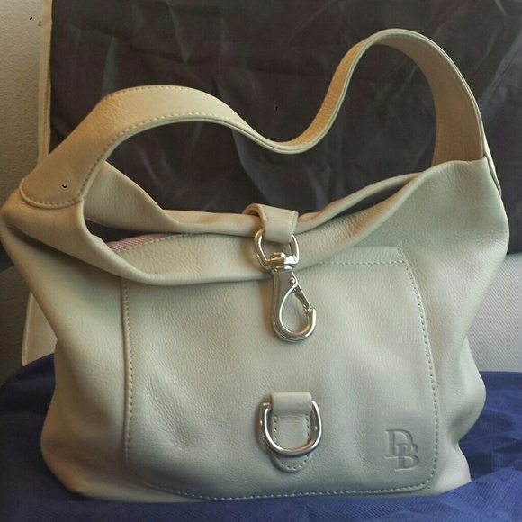 Dooney & Bourke Leather Hobo (Cream)
