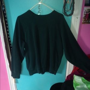 forest green crew neck