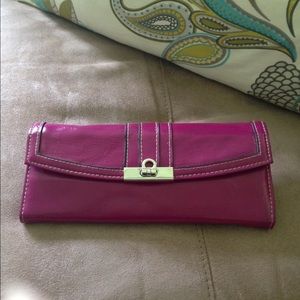 Hot pink wallet