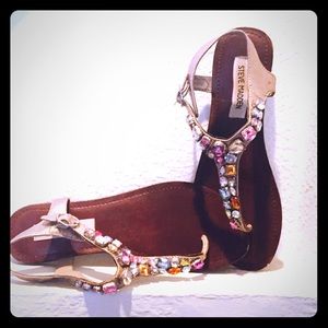 Steve Madden Embellished Sandals Sz 8