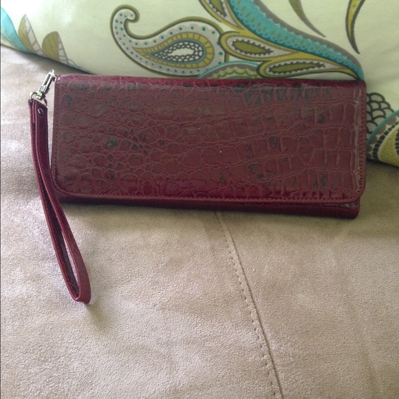 Burgundy wallet