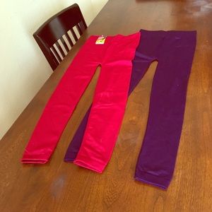 Two pairs of leggings