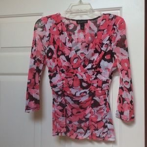 INC pink and black top!