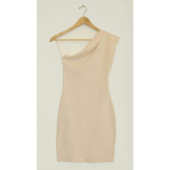 American Apparel XS/S Cream shoulder dress