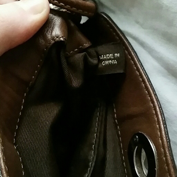 Coach Signature Brown Wristlet - Picture 3 of 4