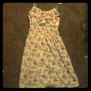 Floral dress perfect for summer time.